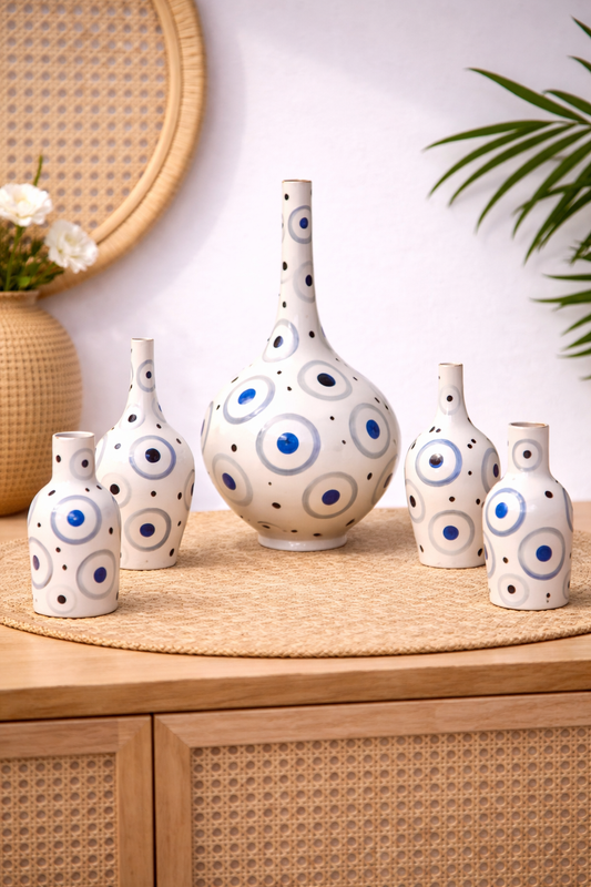 Handmade Moroccan Clay Vase