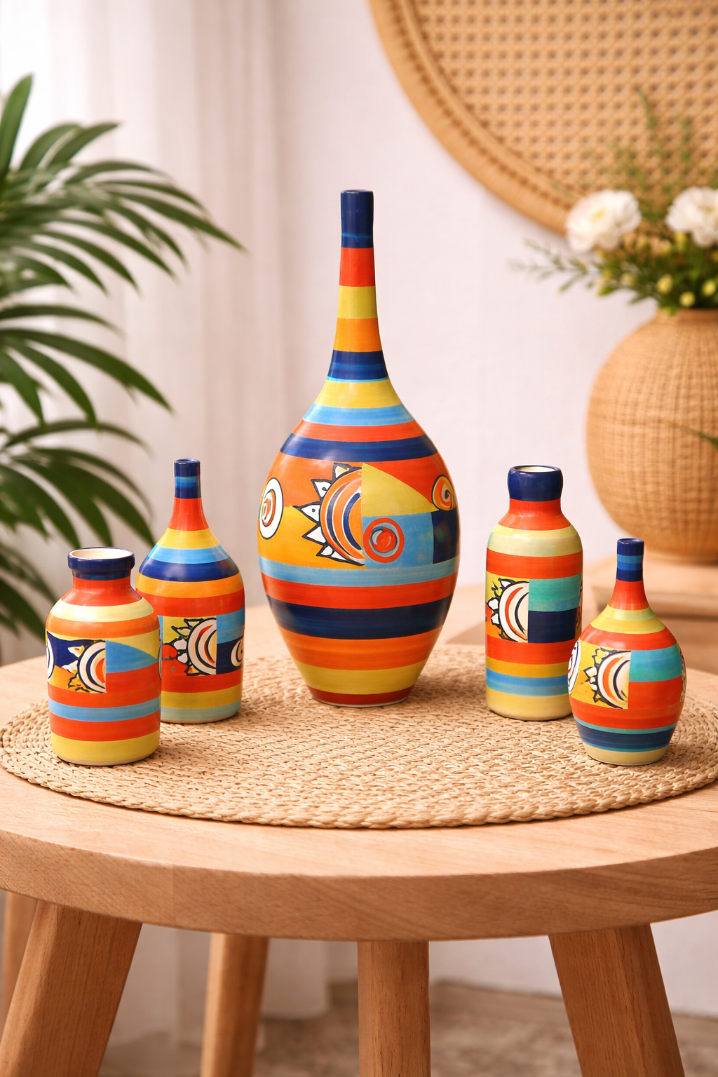 Handmade Moroccan Clay Vase